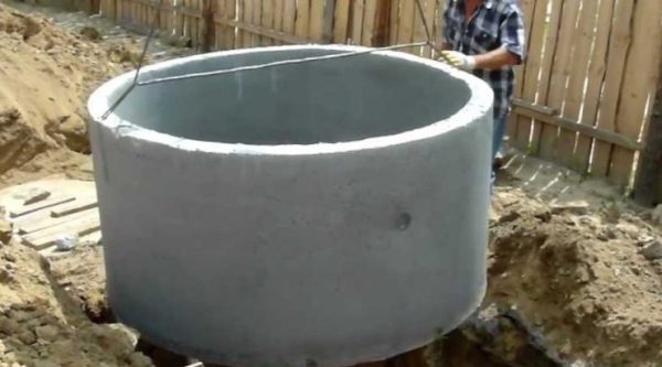 Канализация из бетонных колец