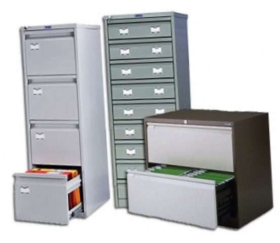 Разновидности металлических шкафов для картотек, их особенности и использование