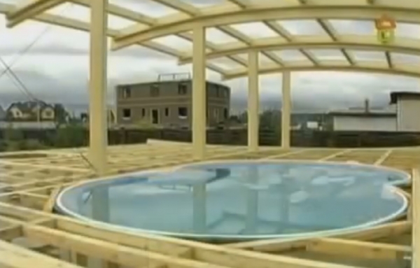 Строительство бассейна на даче