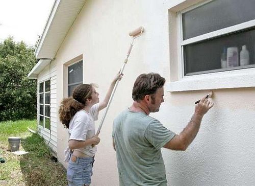 Окраска дома снаружи: видео-инструкция по покраске