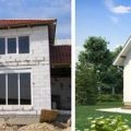 Простые дома из пеноблоков: проекты и цены, фото готовых домов