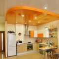Как выбрать натяжной потолок для кухни