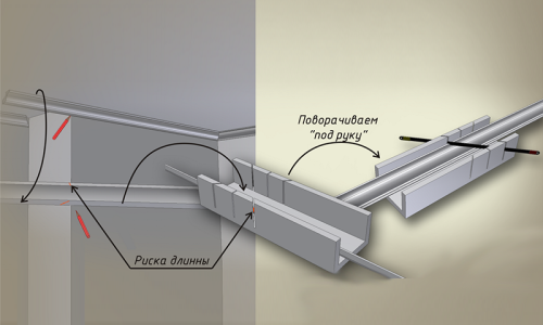 Как клеить потолочныи плинтус: технология и советы