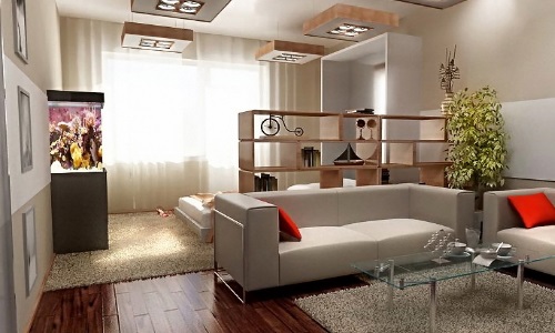 Дизайн гостиной и спальни 18 м кв: особенности интерьера