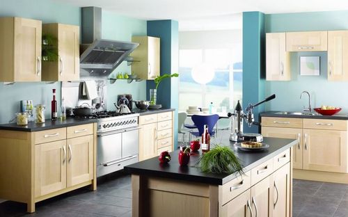 Покраска стен на кухне: фото готовых интерьеров.