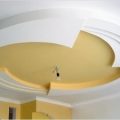 Ремонт потолка гипсокартоном: современный вид в деревянном доме, материалы