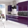 Психология фиолетового цвета в интерьере кухни