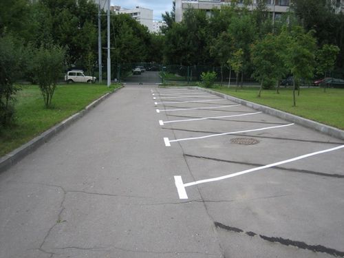 Какой размер парковочного места?