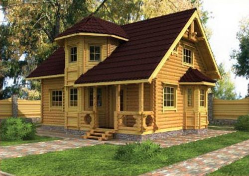 Дачные деревянные дома (10 фото): из бруса, строительство