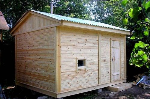Мини баня для дачи своими руками: материалы, компоненты, модели