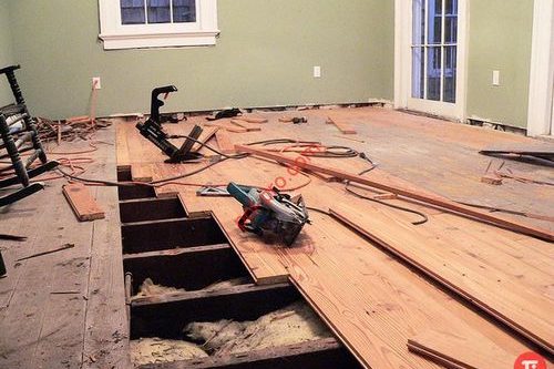 Ремонт полов в комнате своими руками