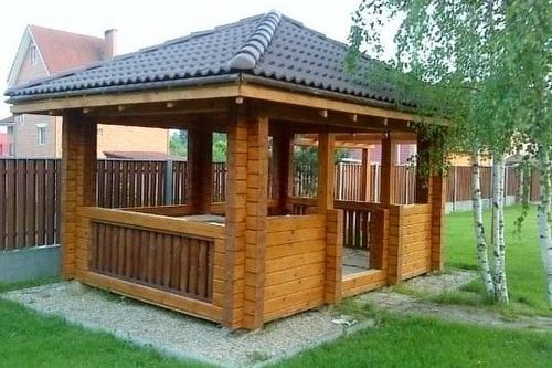 Размеры беседок для дачи: 4×4, 6×6, 3×3, 3×4, 5×5