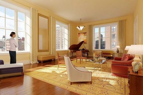 Как визуально увеличить комнату и потолок?