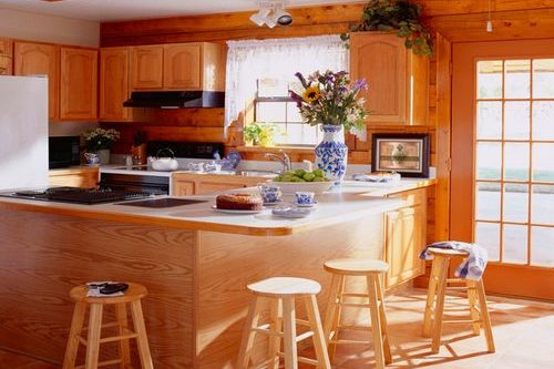 Дизайн кухни под дерево своими руками: особенности, материалы