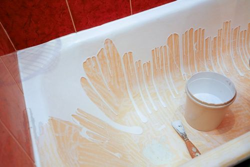 Чем покрасить ванну