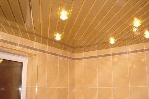 Реечный потолок для ванной: современно, красиво и функционально