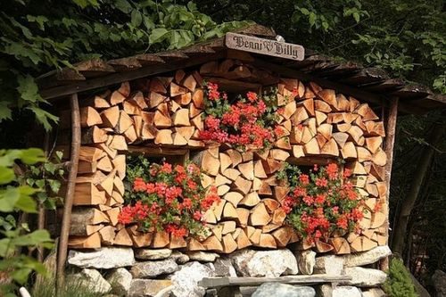 Поленница для дров своими руками с фото или как правильно