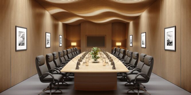 Правильное оформление переговорной комнаты